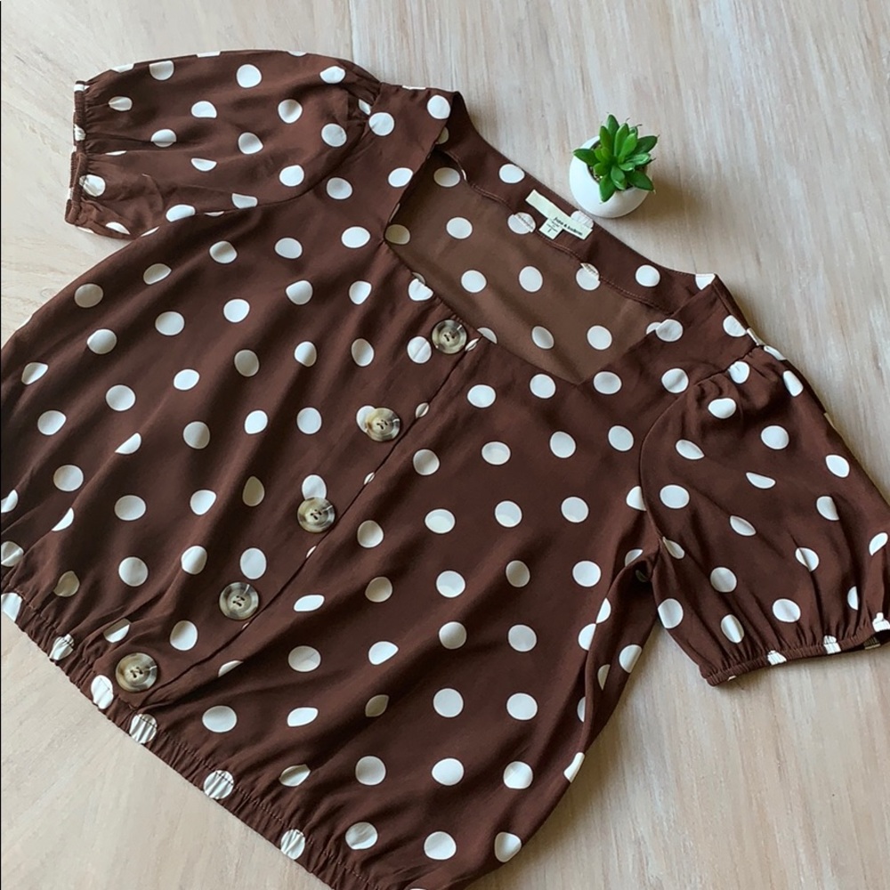 ❤️❤️ June and Hudson square neck top